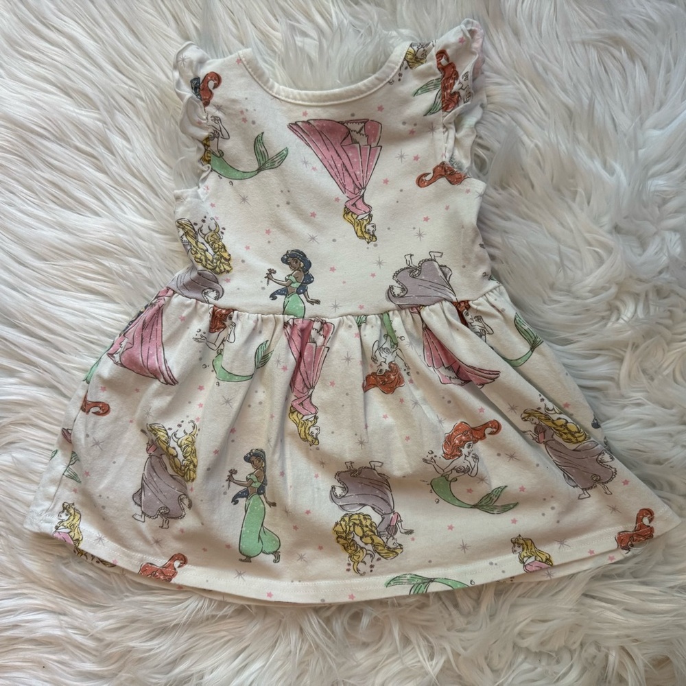 Disney Princess Baby Girl Short Sleeve Dress Size 18 Months - Picture 6 of 7